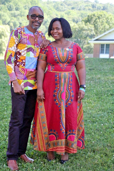 Maduhu with his bride, Sule Mwasy Kisaka